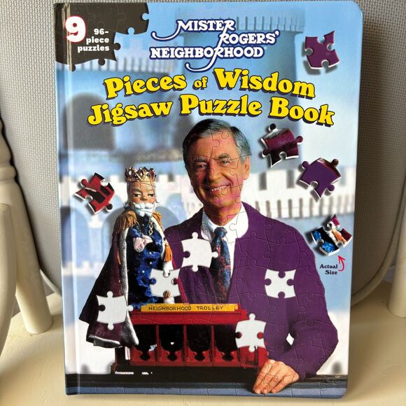 Mister Rogers' Neighborhood PIECES OF WISDOM Jigsaw Puzzle Book 9 Puzzles - Picture 1 of 4